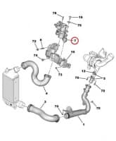 'Drosselklapp OEM Citroen/Peugeot 2,0HDi DW10CTED4