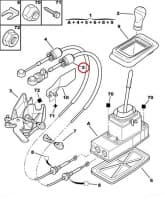 Käiguhoovastiku tross OEM Citroen C5/Peugeot 407