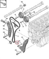 Ketitalla kinnituspolt OEM Citroen/Peugeot EP-mootorid