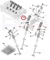 Klapitõusu nookur Citroen/Peugeot 1,6VTI EP6