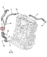 Õli täiteava kork OEM Citroen Peugeot 2,0HDI