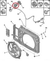 Juhe ventilaatori juhtplokile 9673999880* OEM Berlingo/Partner