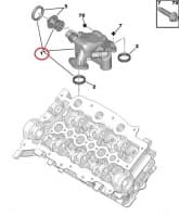 Termostaat korpusega OEM Peugeot/Citroen 2,7HDi