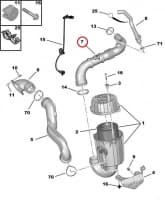 Õhufiltri toru OEM Jumper/Boxer/Ducato 2,2HDI 2006-  Euro4