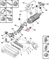 Summuti tihend OEM Jumper/Boxer/Ducato 3,0HDI Euro5