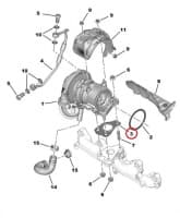 Turbo tihend OEM Citroen Nemo/Peugeot Bipper 1,3HDI