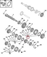 Sünkronisaator 1-2 käik OEM Citroen/Peugeot MA/MA5 käigukast