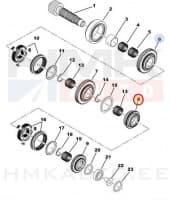 5-käigu hammasratas 44H OEM Jumper/Boxer/Ducato 2006-  3,0HDI