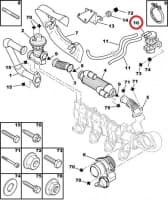 EGR juhtsolenoid OEM Citroen/Peugeot HDI