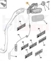 Kütuse täiteava korpus OEM Partner/Berlingo 2012-