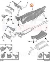 Summuti kuumaplekk OEM Peugeot 508