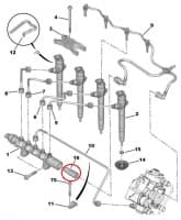 Kütuse ülerõhuklapp OEM Jumper/Boxer/Ducato/Transit 2,2HDI