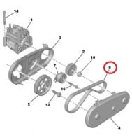SOODUS!!! Hammasrihm kütusepumbale OEM Citroen/Peugeot/Landrover/Jaguar 2,7HDI