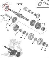 Käigukasti laager 25x47x15 Citroen/Peugeot BE3/BE4