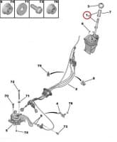 Käigukang kulissiga OEM Jumpy/Expert/Scudo 2007- ML6