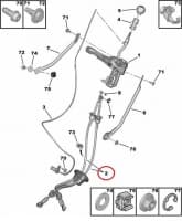 SOODUS!!! Käiguhoovastiku trosside komplekt OEM Citroen Jumpy/Peugeot Expert -2007