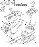Käiguhoovastiku tross OEM Citroen C5/Peugeot 407