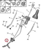Käiguhoovastiku trosside komplekt OEM Jumpy/Expert/806