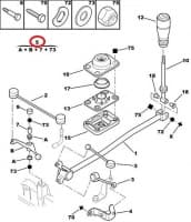 Käiguhoovastiku liigend OEM Citroen/Peugeot