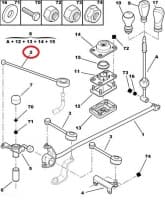 Käiguhoovastiku varras OEM Citroen Berlingo,Xsara / Peugeot Partner