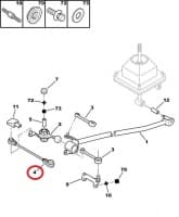 Käiguhoovastiku varras OEM Peugeot 406