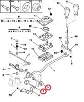 Käiguhoovastiku varras OEM Peugeot Partner; Citroen Berlingo/Xsara