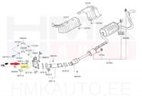 Väljalaskegaaside rõhuanduri toru OEM Hyundai/KIA 1,6CRDi 12- Euro5