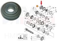 5-käigu hammasratas 53H (53X31) Jumper/Boxer/Ducato -2006