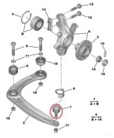 Sarniir OEM Citroen C4 2009 - , Peugeot 308/3008/5008