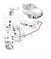 Klaasipesupaak OEM Peugeot 307