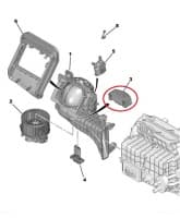 Salongiventilaatori juhtplokk OEM Citroen C4 Picasso