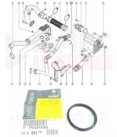 Turbo õhutoru tihend OEM Renault 1,5DCI K9K