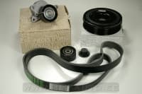 Mitmikkiilrihma komplekt koos väntvõlli rihmarattaga OEM Renault 2,0DCi AC+