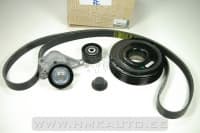 Mitmikkiilrihma komplekt koos väntvõlli rihmarattaga OEM Renault 2,0DCi (ei-AC)