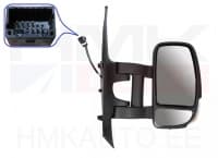 Küljepeegel parem elektriline Renault Master 2010- (pikk jalg,soojendus, temp. anduriga,9 klemmi)