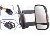 Küljepeegel parem elektriline Jumper/Boxer/Ducato 2014- (pikk jalg, antenniga, W16W)