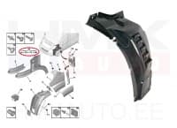 Esilogari esiosa parem Jumper/Boxer/Ducato 2006- (udutuledega)