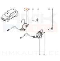 Ukselukusti esiuksele parem OEM Renault Clio IV