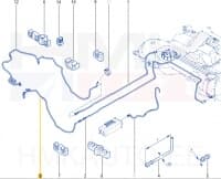 Kütuseaurude toru OEM Renault Megane/Scenic