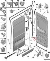 Tagauste ava tihend OEM Jumper/Boxer/Ducato 06- H2