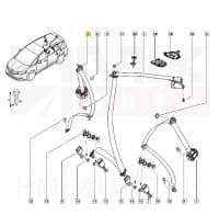Turvavöö tagumine parem OEM Renault Espace V