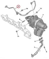 Turbo õlitustoru OEM Jumper/Boxer 2,2HDI 2011- Euro5