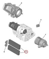 Salongiõhu filter aktiivsöega OEM Peugeot 308 II/ 508 2018-