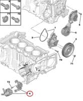 Elektriline veepump OEM Citroen/Peugeot 1,6 EP6-mootorid