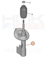 Amortisaator eesmine vasak OEM Peugeot 5008