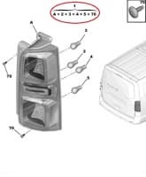 Tagatuli parem OEM Jumpy/Expert/Proace 2016-