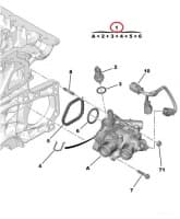 Termostaat korpusega OEM Citroen/Peugeot 1,4-1,6 16V EP3, EP6 mootorid