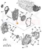 Kõrgsurvepumba ülekande korpus OEM Jumper/Boxer 2,0HDI/2,2HDI 2015-