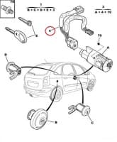 Süüteluku kontaktplaat OEM Citroen Xsara Picasso