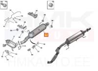 Tahmafilter(DPF/FAP) Jumper/Boxer 2,0BlueHDi DW10FU Euro6